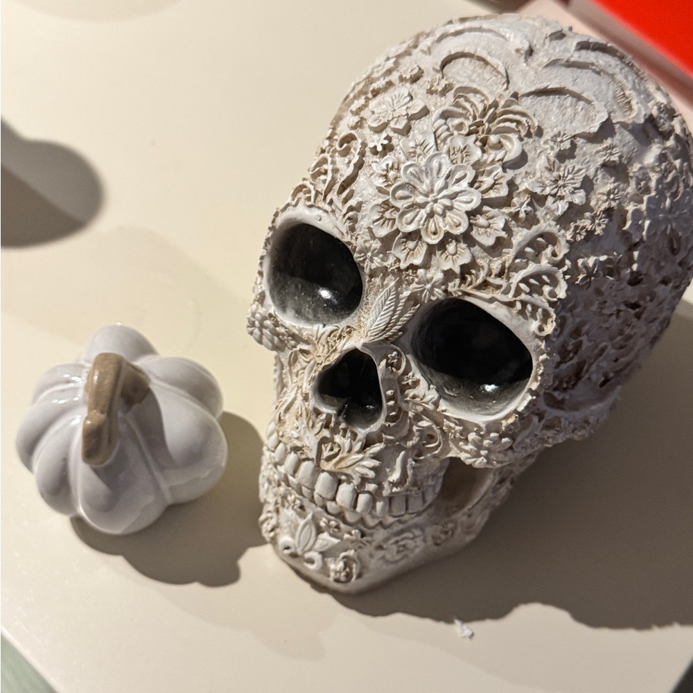 halloween decor (skull only)